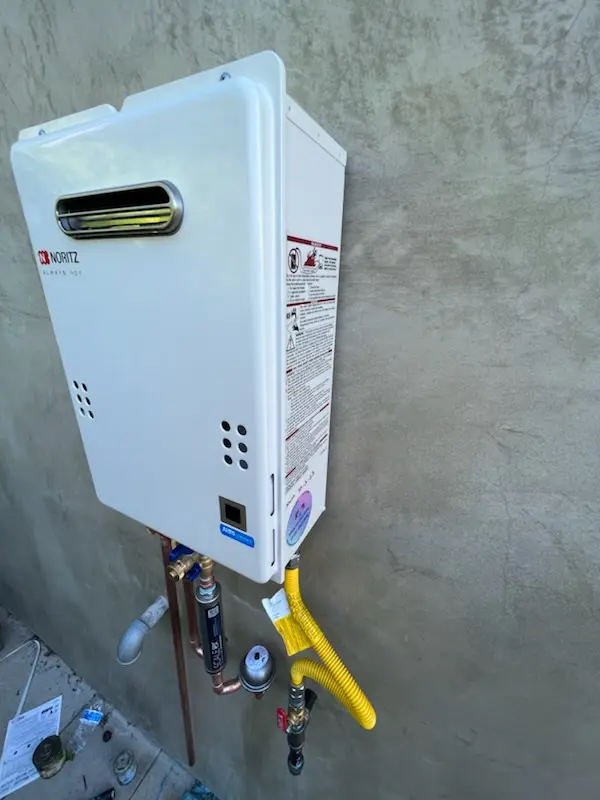 Tankless water heater installation for East Visalia homes